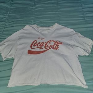Coca cola crop top
